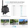 home trainer velo Support D'entraînement Portable For Vélo D'intérieur, Entraîneur De Vélo Turbo Pliable, 6 Vitesses, Résistance
