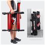 Home Trainer Velo Plateforme D'entraînement De Vélo Pliable, Rouleaux D'entraînement Réglables avec Roue Avant De 145 X 51,5 Cm,