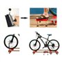 home trainer velo Rouleaux D'entraînement Portables For Vélo Avec Pédale, Supports Et Supports De Vélo For Intérieur Et Extérieu