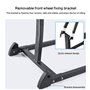 home trainer velo Plate-forme De Support D'exercice Stationnaire D'intérieur De Rouleau De Vélo Pliable D'entraîneur De Vélo, Fo