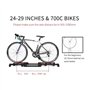 home trainer velo Support D'entraînement De Vélo De 24 À 29 Pouces, Plate-forme D'équitation À Roulettes For Vélo D'intérieur, P