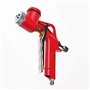 ORAZIO Pistolet à Crépir Pneumatique 1-1/2 Gallon avec Tasse en Aluminium et 3 Buses, Pistolet à Peinture Texturée Alimentation 