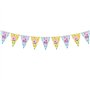 Procos 1 guirlande fanions Peppa pig multicolore taille unique