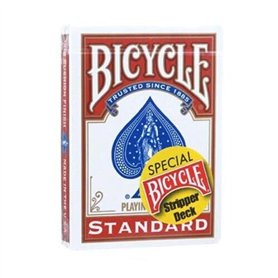 Le jeu biseauté Rouge (Bicycle) - Tour de Magie