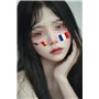 GamTelightpe Tatouage Drapeau Français en forme de Papillion Coeur Tatouages Temporaire Ierméable Pour Coupe du Monde Jeux de Eu