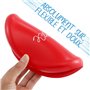 Disque à Frisbee Rouge avec Instructions de Jeux I Disque Volan