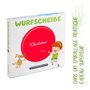 Kleintober Disque de Lancer de qualité supérieure I Flying Disc, Disque à Frisbee Rouge avec Instructions de Jeux I Disque Volan
