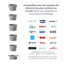 Nuvita 1163 Warm’n’Mix Chauffe-biberon Portable à batterie avec Fonction de Chauffage et de Mélange – Chauffage Rapide en 3 Minu