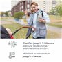 Nuvita 1163 Warm’n’Mix Chauffe-biberon Portable à batterie avec Fonction de Chauffage et de Mélange – Chauffage Rapide en 3 Minu