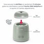 Nuvita 1163 Warm’n’Mix Chauffe-biberon Portable à batterie avec Fonction de Chauffage et de Mélange – Chauffage Rapide en 3 Minu