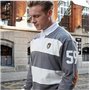 Traditional Craft Maillot de Rugby à Manches Longues avec Insigne en Métal, Couleur Crème, L