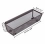 Winter Shore Panier Rangement Cuisine en Maille Bronze [Lot de 6] - Panier Metal Rangement Fin à Emboîter - Caoutchouc Antidérap