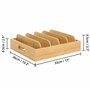 Winter Shore Range Couvercle en Bambou - Organisateur Tiroir Cuisine - Rangement Couvercle Casserole, Poêles & Boites Alimentair
