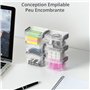 Winter Shore Petites Boites Empilables Plastiques Transparentes Rangement [Lot de 20] - pour Accessoires, Kraft, Stickers, Quinc