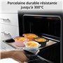 Winter Shore Mini Cocotte Individuelle de 270 ml en Porcelaine avec Couvercles & Poignées [Lot de 4] - Ramequin Four Empilable -