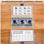 Winter Shore Vis Assemblage Meuble de Tailles Assorties [Lot de 90] - Ferrures d'Assemblage & Verrouillage 3-en-1 pour Meubles -