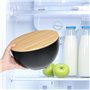 Winter Shore Saladier avec Couvercle (Lot de 3) - Bols et Saladiers pour Popcorn, Chips - Petit, Moyen & Grand Saladier Plastiqu