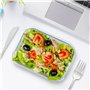 Winter Shore Boites Alimentaires Hermétiques avec Couvercles 630ml (10 pcs)- Récipients Meal Prep Verre Borosilicaté Sans BPA po