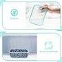 Winter Shore Boites Alimentaires Hermétiques avec Couvercles 630ml (10 pcs)- Récipients Meal Prep Verre Borosilicaté Sans BPA po