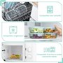Winter Shore Boites Alimentaires Hermétiques avec Couvercles 630ml (10 pcs)- Récipients Meal Prep Verre Borosilicaté Sans BPA po