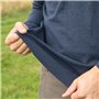 Calvin Klein Chandail À Col Rond pour Hommes Marine Chiné - M