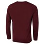 Calvin Klein Chandail À Col Rond pour Hommes Bordeaux - L
