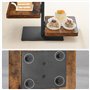 ACAZA Tour de service en 3 parties, Set de service, Vintage Brown
