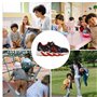 Leomil Spiderman Chaussures clignotantes pour garçon de 2 à 8 ans, chaussures basses lumineuses avec lumière pour enfants, baske