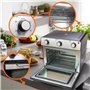 MaxxHome Mini Four à Air Chaud Electrique - Friteuses à air sans Huile - Four posable - Température Réglable - Capacité 28L - 16