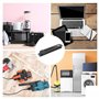 Perel EBP04N Bloc Multiprises 4 Prises avec Protection Contre Les Surcharges, Multicolore