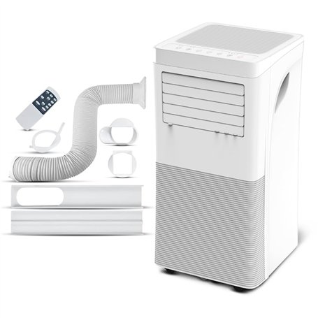 Climatiseur mobile réversible chaud/froid 9000BTU - 2.9KW avec télécommande et fonction Wifi