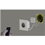 Micro module prise encastrée - 3500W - extra plat - Blanc - DiO