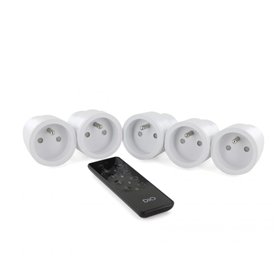 Kit 4 Prises Nano on/Off + télécommande 4 canaux - DiO 1.0