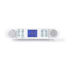 Nedis Radio sous Armoire avec 30 Stations FM préréglées