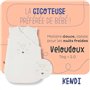 5 - Fermeture Zippée - Veloudoux - Ecru Kendi