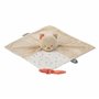 Nattou Doudou Plat en Coton et Velours