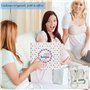 Babyfun Couverture Etape Bebe Imprimée Double Face – Tapis Mois Bebe en Français - Tapis Photo Bebe Mois - Cadeau Naissance Fill