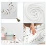 Babyfun Couverture Etape Bebe Imprimée Double Face – Tapis Mois Bebe en Français - Tapis Photo Bebe Mois - Cadeau Naissance Fill