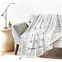 Babyfun Couverture Etape Bebe Imprimée Double Face – Tapis Mois Bebe en Français - Tapis Photo Bebe Mois - Cadeau Naissance Fill