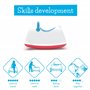 Chillafish Trackie trotteur pousseur évolutif 4 en 1: Pousseur, cheval à bascule, trotteur, et porteur dans un seul jouet pour l