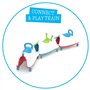 Chillafish Trackie trotteur pousseur évolutif 4 en 1: Pousseur, cheval à bascule, trotteur, et porteur dans un seul jouet pour l