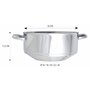 Artame, ART32956, Passoire Cuit Vapeur Multi-Diamètre Inox Avec Couvercle en Verre, Ø16Cm à Ø24 Cm