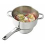 Artame, ART32956, Passoire Cuit Vapeur Multi-Diamètre Inox Avec Couvercle en Verre, Ø16Cm à Ø24 Cm
