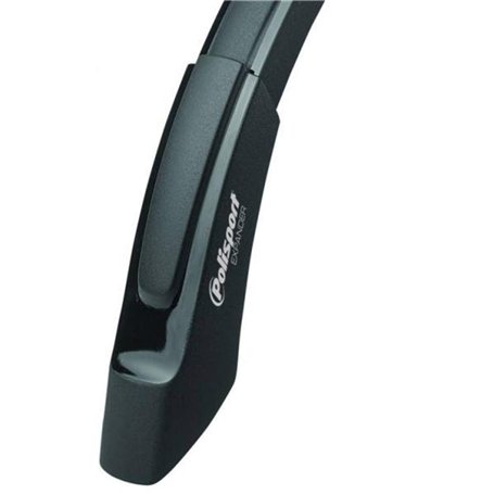 POLISPORT 8627800001 - Garde-Boue Avant et arrière Expander City 2-Pièces Extensibles universelles pour vélos de Ville avec Roue