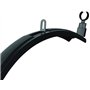 POLISPORT 8627800001 - Garde-Boue Avant et arrière Expander City 2-Pièces Extensibles universelles pour vélos de Ville avec Roue