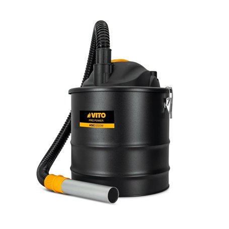 VITO - Aspirateur de cendres 1200W 18L Filtre HEPA Barbecues Poêles Jusqu'à 50°C Souffleur Filtre HEPA