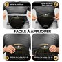RYZE Protection Raquette de Padel Transparent - Surface Rugueuse - Protecteur Raquette de Padel en Pack de 2 - Matériau Résistan