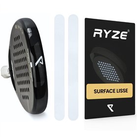 RYZE Protection Transparente pour Raquette de Padel - Surface Lisse - Protecteur de Raquette de Padel en Pack de 2 - Matériau Ré