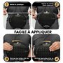 RYZE Protection Transparente pour Raquette de Padel - Surface Lisse - Protecteur de Raquette de Padel en Pack de 2 - Matériau Ré