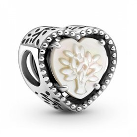 Pandora 799413C01 breloque familiale coeur et arbre